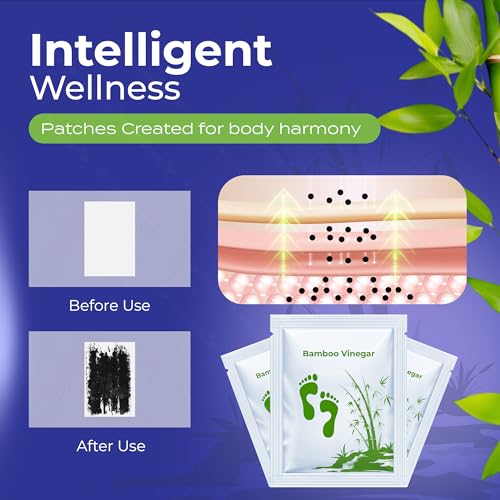 Image of Detox Foot patches (10 Patches) Cleansing Toxin Remover Foot Pads Pain Relief Stress Relief Sleep Patch for Detoxification For Men And Women (Pack of 1)