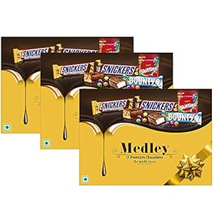 Medley Premium Chocolates Gift Pack -119g (Pack of 3)