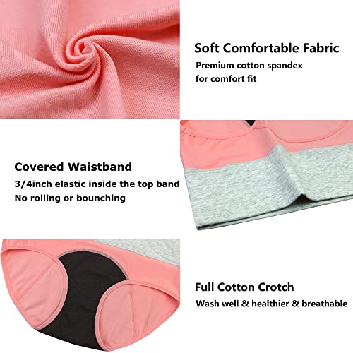Nalwort Womens Menstrual Period Panties Cotton Leak Proof Underwear Postpartum Protective Briefs #TOP3