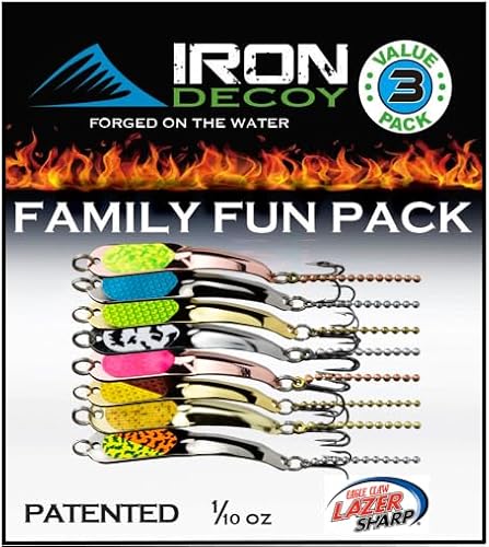 IRON DECOY Steely Spoon Fishing Lures