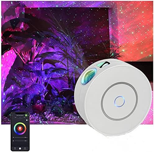 MenzeeGalaxy Projector Light with Nebula Cloud,Star Sky WiFi Night Light Projector,Suitable for Game Rooms,Home Theatre or Baby Room,Compatible with Alexa & Google Home,Control by APP