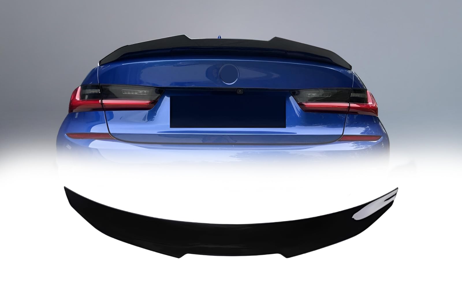 MpTuned G20 PSM Style Spoiler posteriore nero lucido per Serie 3 2019-2023 Performance Tuning 4 porte berlina 318i 320i 330i 340i m340i 318d 320d 330d 340d m340d