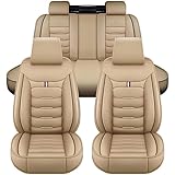 ⚙【Kompatible Airbags】: Wir haben genügend Platz für den Airbag gelassen und auch den Sicherheitsgurtschlitz reserviert, was das Erscheinungsbild des Seitenairbags im Notfall und die Verwendung des Sicherheitsgurts nicht beeinträchtigt. Integrieren Sie es in das Originalauto.