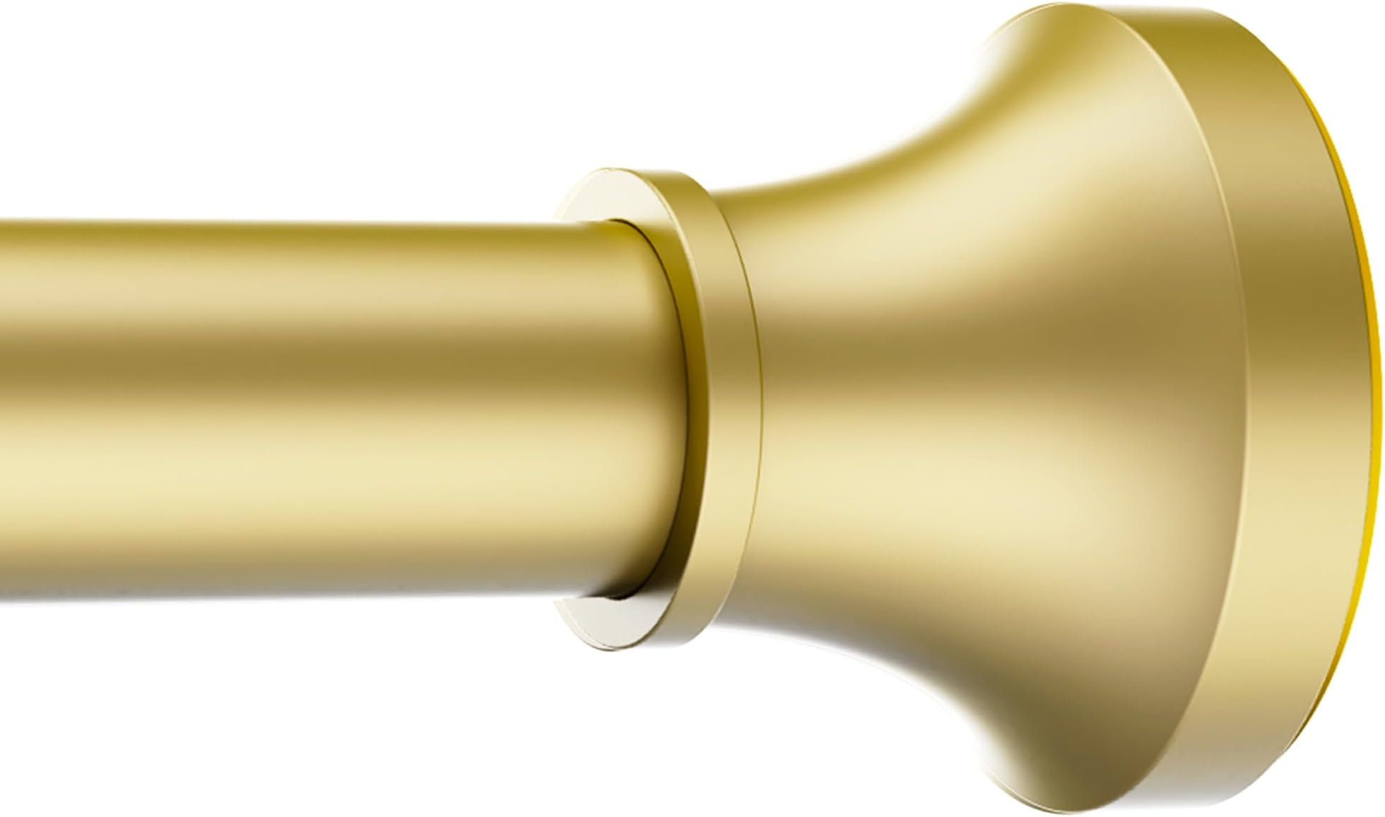 Adjustable Shower Curtain Rod 31-104 Inch, Never Rust Stainless Steel Gold Tension Rod, 1" Heavy Duty No-Drill for Bathroom, Kitchen & Closet