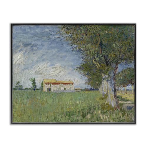 Farmhouse Corn Landscape Classic, 16 x 20 Inch Framed Giclée Print
