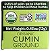SPICELY Organic Ground Cumin, 0.45 OZ