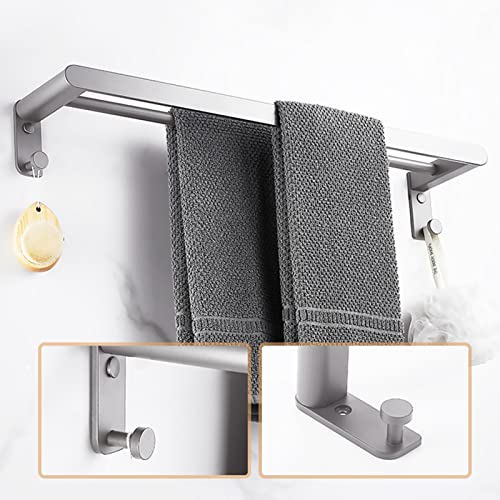 Porte-serviettes aluminium antirouille avec crochets de cuisine - 6