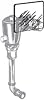 American Standard 6061.305.007 Multi AC Powered Conceal Flushometer for 3-4-Inch Black Spud Urinal, Rough Brass