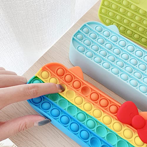 スクイーズ玩具　筆箱　カラフル　ペンケース　 ねこ　シリコン Amazon.co.jp: スクイーズ玩具 ペンケース ねこ 筆箱 多機能