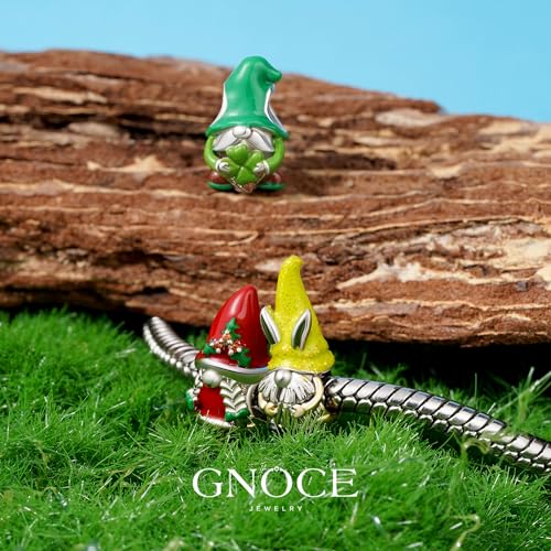 Image of GNOCE Christmas Charm Silver Plated & Sterling Silver Bracelet Gift