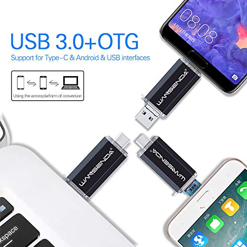 3in1 - Chiavetta USB da 128 GB, USB 3.0 tipo C