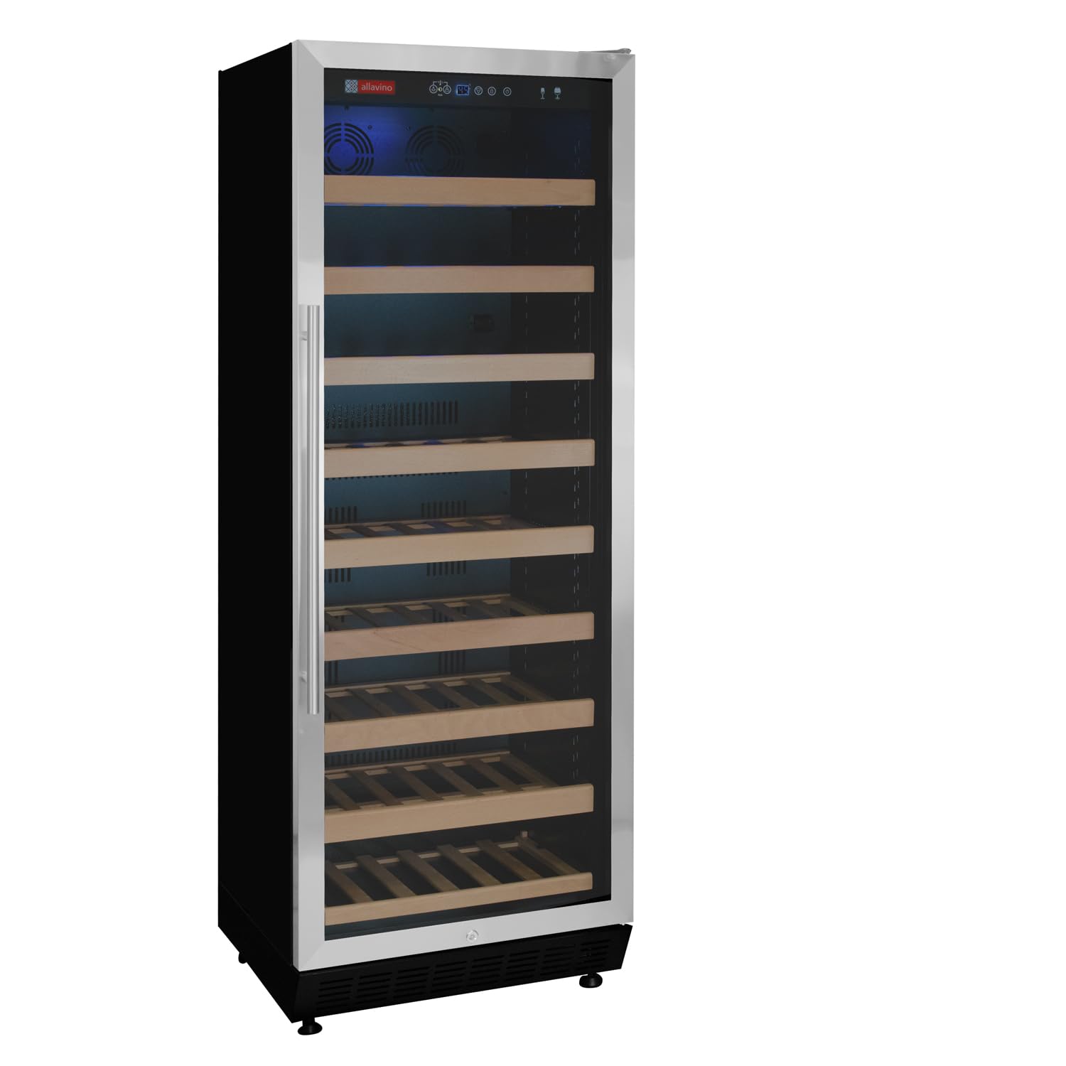 Allavino Wine Refrigerator, 99 Bottle, Stainless Steel