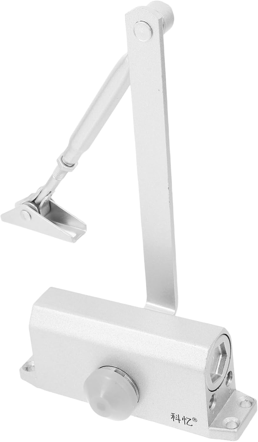 45Kg Fireproofing Door Closer Hydraulic Spring Hinge for Home Use Concealed Design Thrust Suitable for Doors Capacity Easy Installation Silver Finish