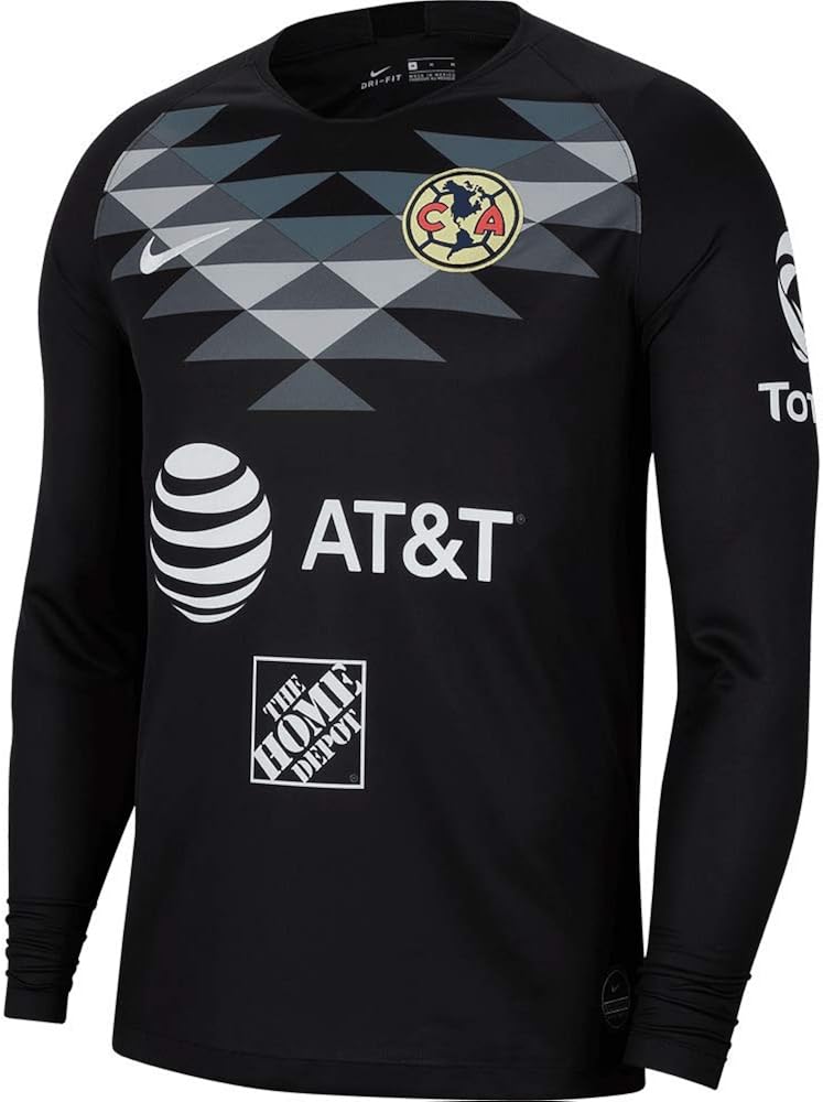 Amazon.com: Nike Club America 2019-20 - Camiseta de portero de manga larga,  L, Negro : Ropa, Zapatos y Joyería