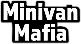 Minivan Mafia Vinyl Decal Sticker | Cars Trucks Vans SUVs Walls Cups Laptops | 6.5 Inch Decal | White | KCD2999