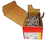 KLIMAS Tellerkopfschrauben Holzbauschrauben alle Größen Tellerkopf Torx Schrauben (100Stück 6x50mm TX30)
