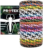 18 Pack Insect Repellent Bracelet, Adjustable Leather Deet-Free Wrist Bands, Effective Protection, Insect Mosquito Repeller Bands for Adults & Kids, Resealable 18 Pack - Image 1