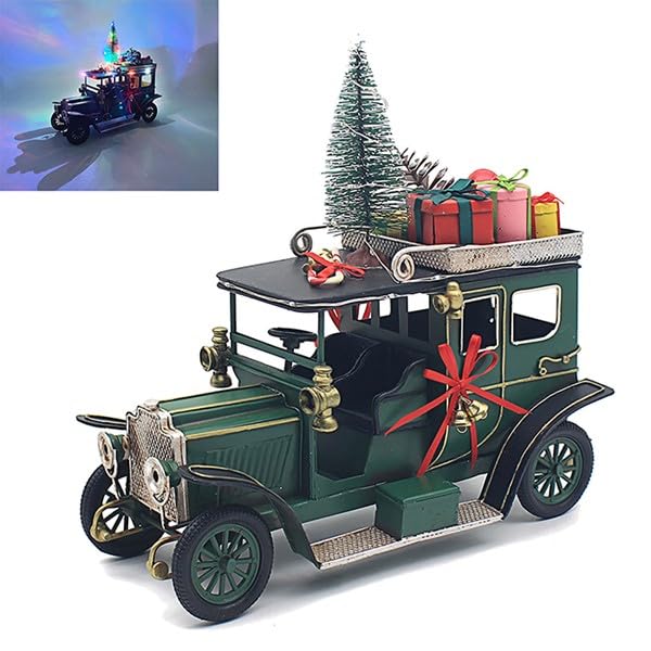 The Leonardo Collection Magic of Christmas, A Christmas LED Vintage Old Car