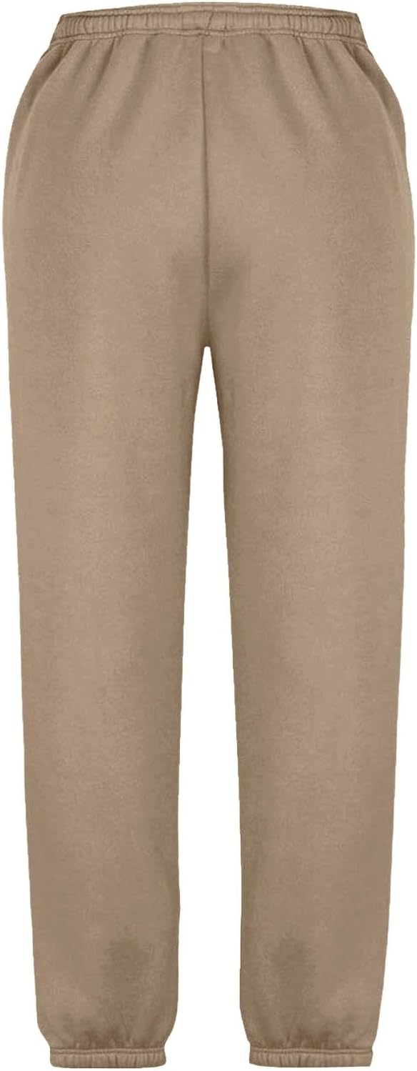 Sweatpants for Girls Wide Leg Baggy Sweat Pants Kids Casual Athletic Joggers Cute Teen Girl Clothes with Pockets