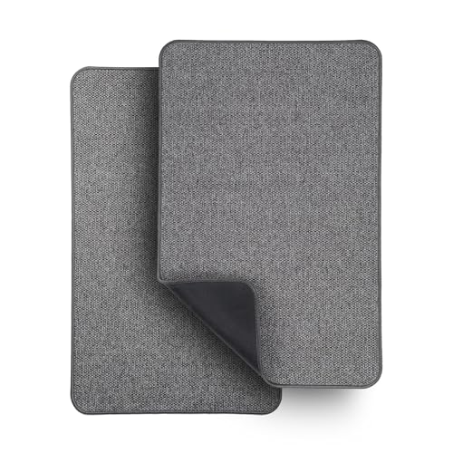 Bath Mat,Ultra Thin Bathroom Rugs,Rubber Bath Mats for Bathroom,No Slip Bath Rugs,Quick Dry,Machine Washable,Low Pile,Absorbent,Shower Outside,Sink,Ho