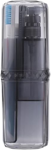 LOHAM Juego de tazas de lavado de viajes de negocios bolsa de lavado de negocios caja de cepillo de dientes portátil taza de lavado embotellada por