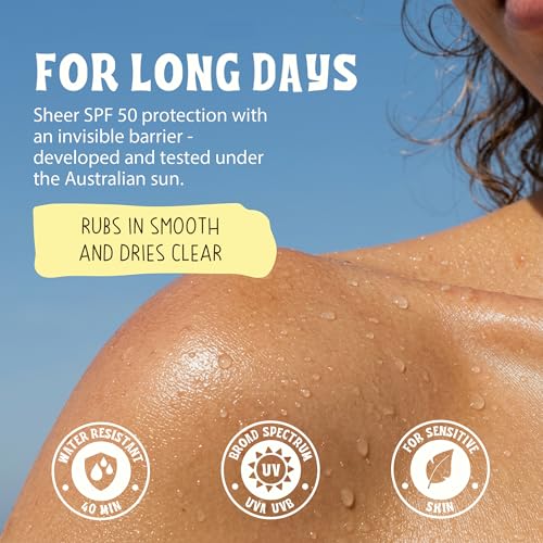 Makaio Naturals 100% Organic Mineral Sunscreen SPF 50 for Kids & Family – Face & Body, Unscented, No White Cast, Non-Nano Zinc, Reef Safe, Vegan, Hypoallergenic, Dermatologist Tested, 3.88 fl oz