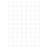 Vista 24 de uxcell 1 Hoja/140 Piezas de Pegatinas para Cubrir Agujeros de Tornillo, 12 mm de Diámetro, PVC Autoadhesivas, Tapas a Prueba de Polvo para Muebles