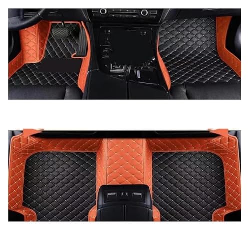 Auto Alfombra Antideslizante para Peugeot 407 2004-2010 Coche Alfombrillas Alfombras Tapetes Interior Piezas Cuero Protector Almohadilla(15,Left Steering Wheel)