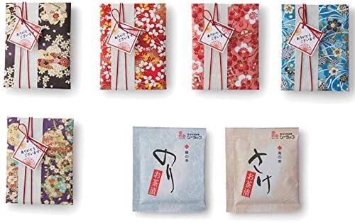 Amazon Co Jp 和柄パッケージのお茶漬けプチギフト1袋 鮭 海苔いずれか 結婚式 披露宴 ホワイトデーお返しギフト 記念品 お礼 食品 飲料 お酒