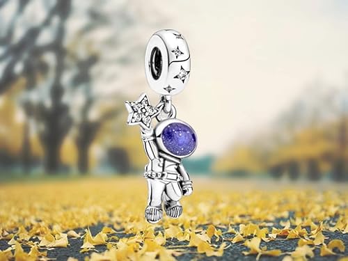 Miniatura 4 de Abalorio de plata de ley 925 calado para pulseras y collares de abalorios, regalos de joyería para mujeres