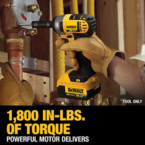 Dewalt 20V Max Cordless Impact Wrench With Detent Pin, 1/2-Inch, Tool Only (Dcf880B) #TOP4
