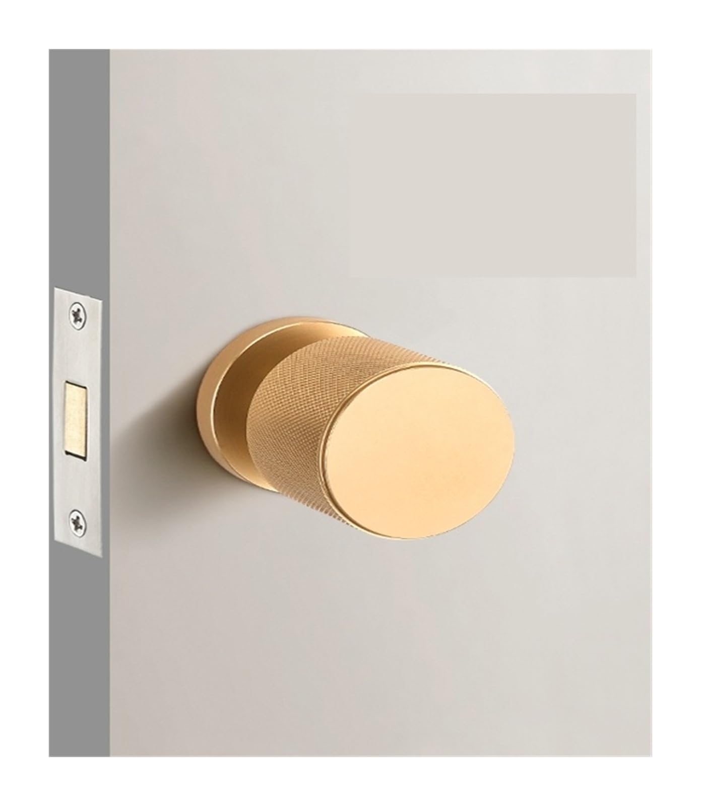 BSAXITHZB Single-Sided Invisible Door Lock Indoor Hidden with Key Household Hardware Accessories(Golden A)