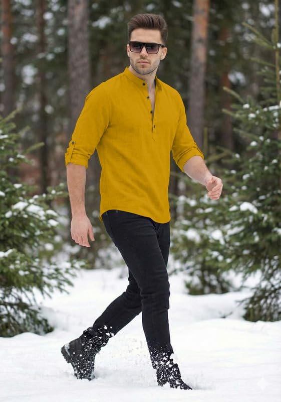 Image of Men Short Kurta