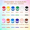 10 Pack Mini Acrylic Paint Set,12 Colors Acrylic Paints Strips for Kids&Adults Craft Paint,140 PCS Kids Painting Kit Container Strips Storage, Perfect for Home Birthday Classroom Party Favors…… #2