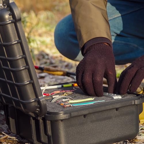 HMF Maletín Fotográfico Exterior, Estuche de Transporte con Espuma Troquelada | 34 x 29,5 x 15,5 cm - imagen 9