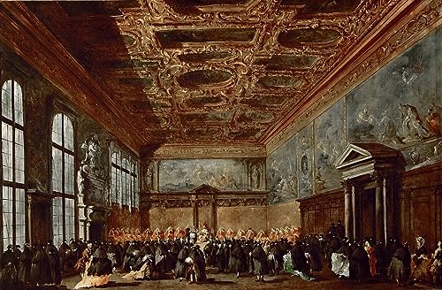 Sala Del Collegio affiche d'art le Doge impression grand format