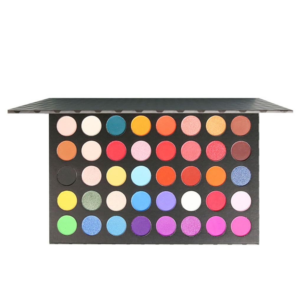 Plaque d'ombre à paupières haute pigmentation fini mat et satiné