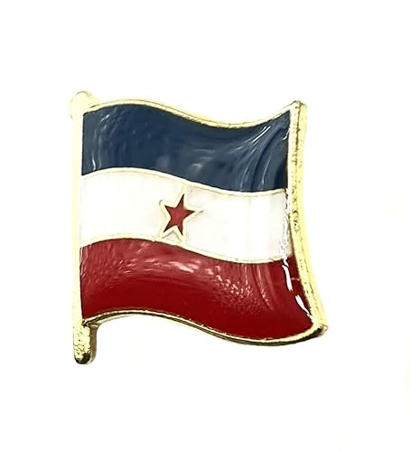 Jugoslavia Jugoslavia Balcani metallo smaltato bandiera del paese distintivo