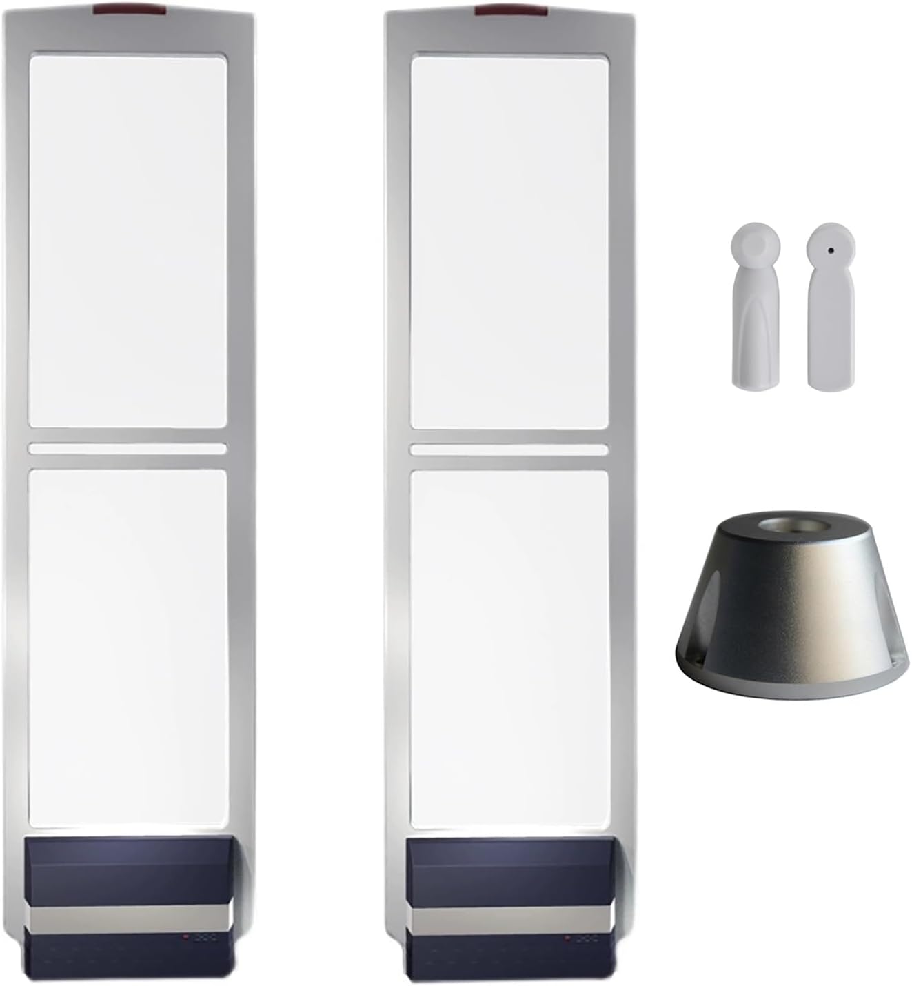 小売店向け盗難防止装置、AM 58kHzシステム 小売店用セキュリティタグ 超広域検知アンテナ アラームプレート 衣料品店・スーパー