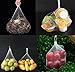 BRYHZKCM 100 pieces nylon mesh net bags reusable mesh bags, Seafood Boiling Bags,Fruit and Vegetable Produce Packaging Net,24 Inch
