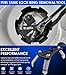 Yoursme Fuel Pump Lock Ring Removal Tool, Adjustable Fuel Lid Tank Cover Collar Ring Spanner, Car Fuel Tank Lock Ring Removal and Reinstall Tool, Universal 5.31