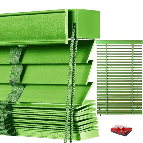 2 in Slats Window Blinds Faux Wood Blinds for Indoor...