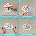 Aire Allure, 25 Pack, Disposable Shower Drain Hair Catcher Mesh Stickers