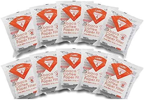 10 Packs of CAFEC 100-Pack Cone-shaped V60 02 Style Universal 1 to 4 Cup Disposable Pour-Over Drip Coffee Paper Filter made of Eco-Friendly Refined Virgin Pulp (White) image 4