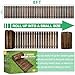 RELIANCER 8' Wooden Garden Pathway,Outdoor Roll Out Cedar Straight Walkway,Patio Path Decorative Garden Boardwalk Walkways,Weather-Resistant Roll Up Beach Wood Road Floor,Wedding Party Pathways