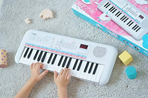 Yamaha Remie PSS-E30 Mini Keyboard, wit, compact, draagbaar toetsenbord voor kinderen met mini-toetsenbord en geweldig… - Image 5