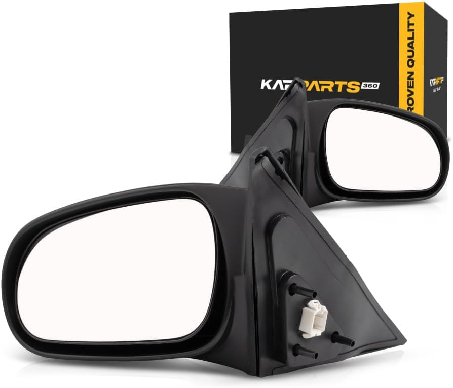 For Honda Civic 1996 97 98 99 2000 Door Mirror Driver & Passenger Side Pair Power | Non-Heated | Sedan | DX/EX/GX/LX/Value Package | Paint to Match | 76250S01A25ZB, 76200S01A15 | HO1320101, HO1321101