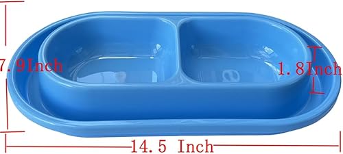 Miniatura 3 de Plato a prueba de hormigas para gatos, comedero para mascotas de 32 onzas, cuenco de agua para perros pequeños y medianos (rosa, M)