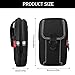 Gürteltasche Herren Multifunktionale Gürtel Handytasche Große Smartphone Tasche Handygürteltaschen Belt Bag Gürtel mit Karabiner Arbeit Taktische arbeitstasche Tasch für Wandern, Camping (Schwarz)