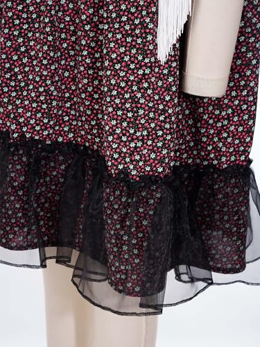 Traje la actividad del centenario la escuela niños vestido floral iiniim 5